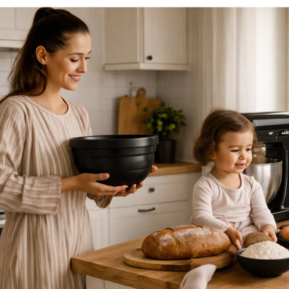 Silicone Bowl Liner for KitchenAid Mixer – Black