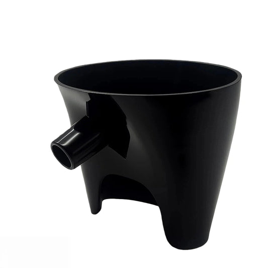 No-Mess Flour Funnel for KitchenAid Mixer – Black
