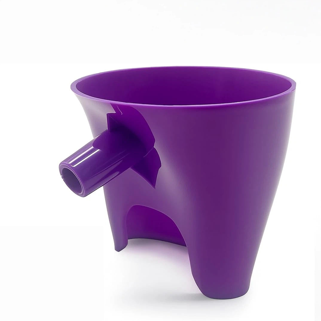 No-Mess Flour Funnel for KitchenAid Mixer – Purple