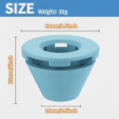 Anti-Leak Coffee Spout – Blue